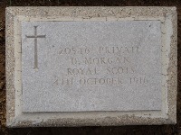 Struma Military Cemetery - Morgan, D